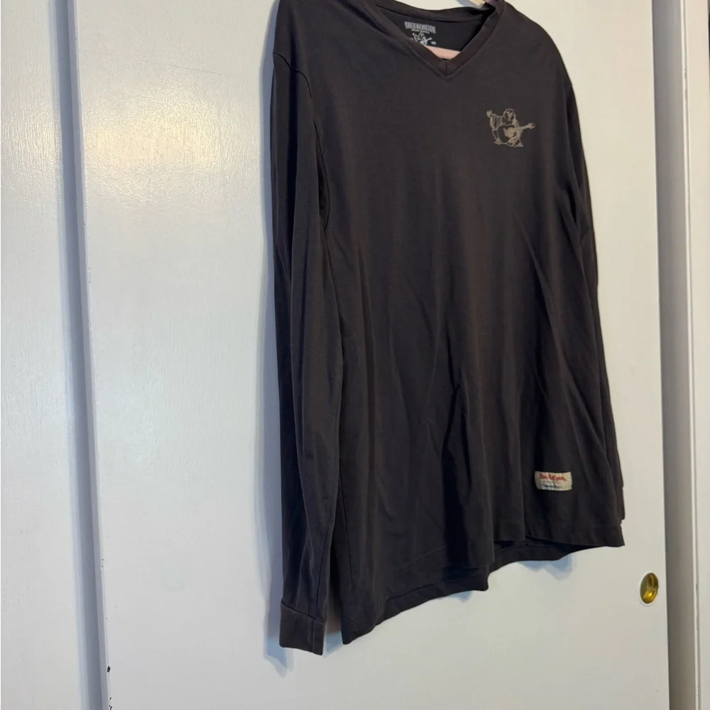 True‎ Religion World Tour Dark Gray Long Sleeve Shirt